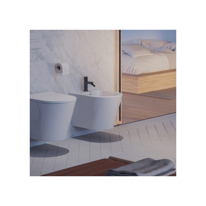 Bateria bidetowa Omnires Contour antracyt CT8020AT