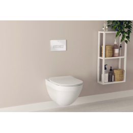 Miska WC z deską wolnoopadającą ROCA HEBE biała A34H138000