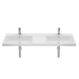 Umywalka ścienna podwójna 140x46 cm ROCA GAP biała A3270MU000