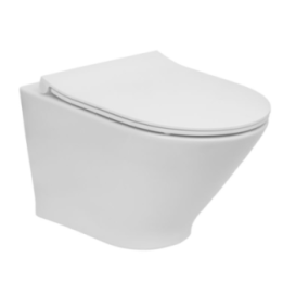 Miska WC podwieszana Rimless ROCA GAP ROUND COMPACTO biała A3460NB000