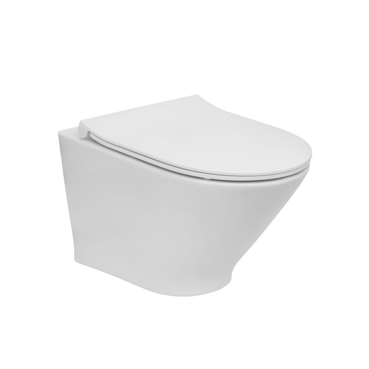 Miska WC z deską wolnoopadającą ROCA GAP ROUND COMPACTO biała A34H0N3000