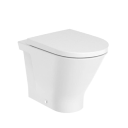 Miska WC stojąca Rimless przyścienna ROCA GAP ROUND biała A3470N7000