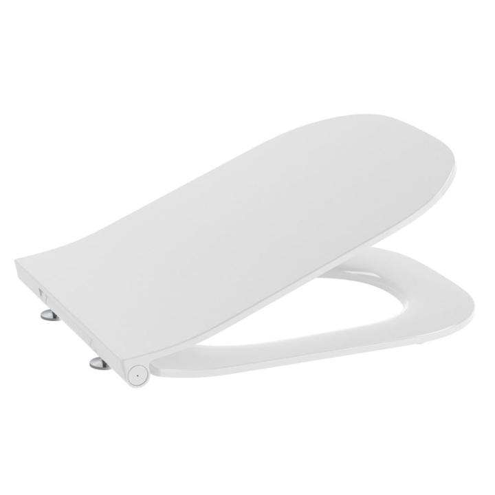 Deska WC wolnoopadająca ultra slim ROCA GAP SQUARE biała A801472003