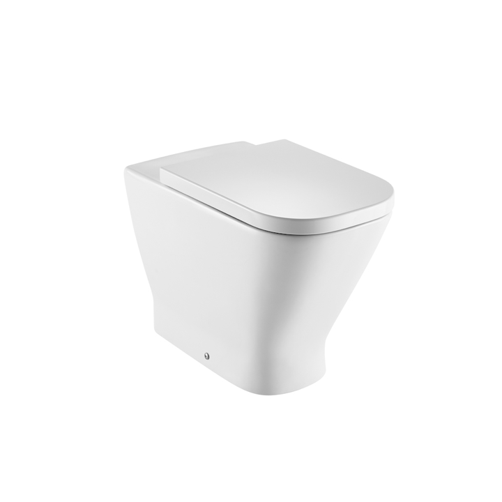 Miska WC stojąca przyścienna Rimless ROCA GAP SQUARE biała A347737000