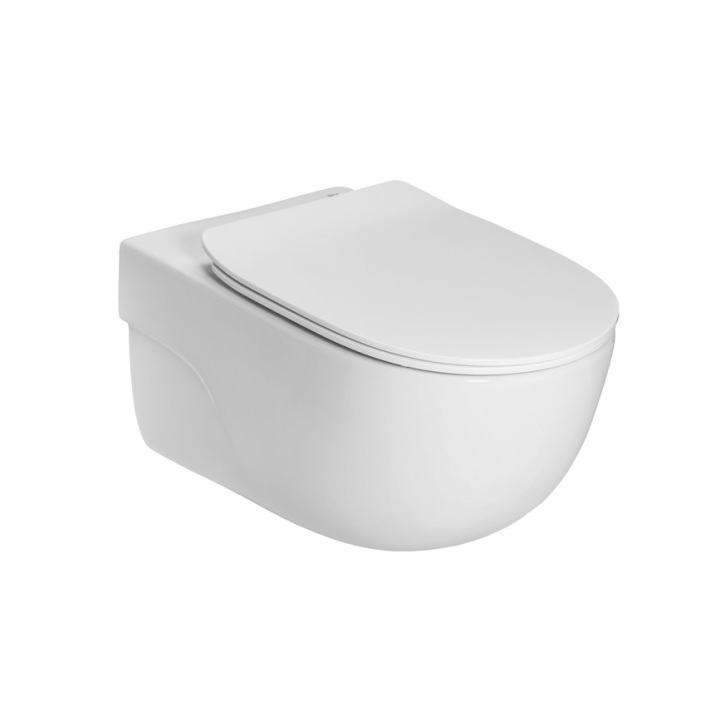 Miska WC z deską wolnoopadającą slim ROCA MERIDIAN biała A34H240000