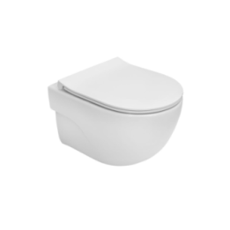 Miska WC z deską wolnoopadającą ROCA MERIDIAN COMPACTO biała A34H242000