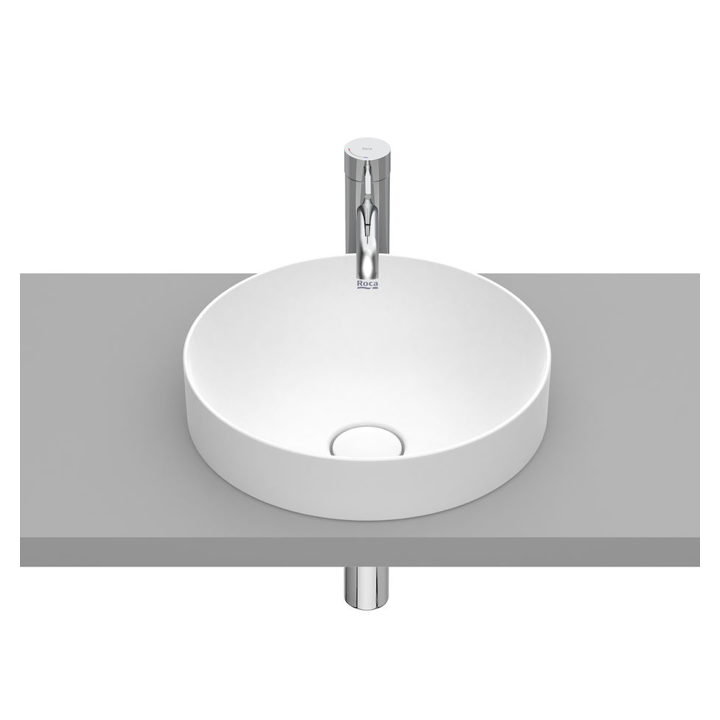 Umywalka blatowa 37x37 cm ROCA INSPIRA ROUND biały mat A32752R620