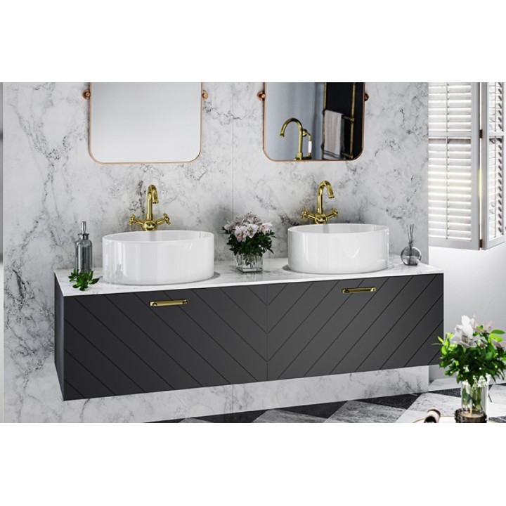 Umywalka nablatowa Besco Uniqa 32x46x17cm biała UMD-U-NB