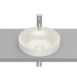 Umywalka blatowa 37x37 cm ROCA INSPIRA ROUND beżowa A32752R650