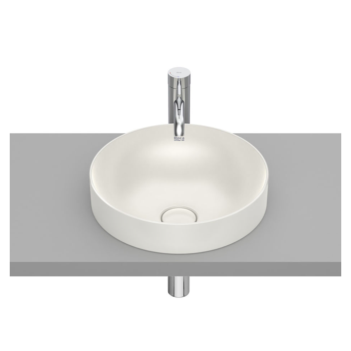 Umywalka blatowa 37x37 cm ROCA INSPIRA ROUND beżowa A32752R650