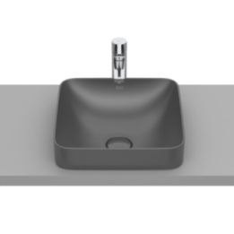Umywalka blatowa 37x37 cm ROCA INSPIRA SQUARE onyks A32753R640