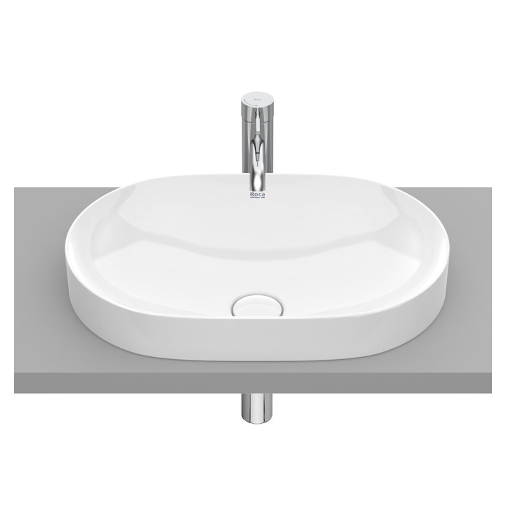 Umywalka blatowa 55x37 cm ROCA INSPIRA ROUND biała A327527000