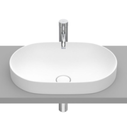 Umywalka blatowa 55x37 cm ROCA INSPIRA ROUND biały mat A327527620