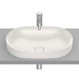 Umywalka blatowa 55x37 cm ROCA INSPIRA ROUND beżowa A327527650