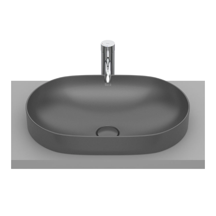 Umywalka blatowa 55x37 cm ROCA INSPIRA ROUND onyks A327527640