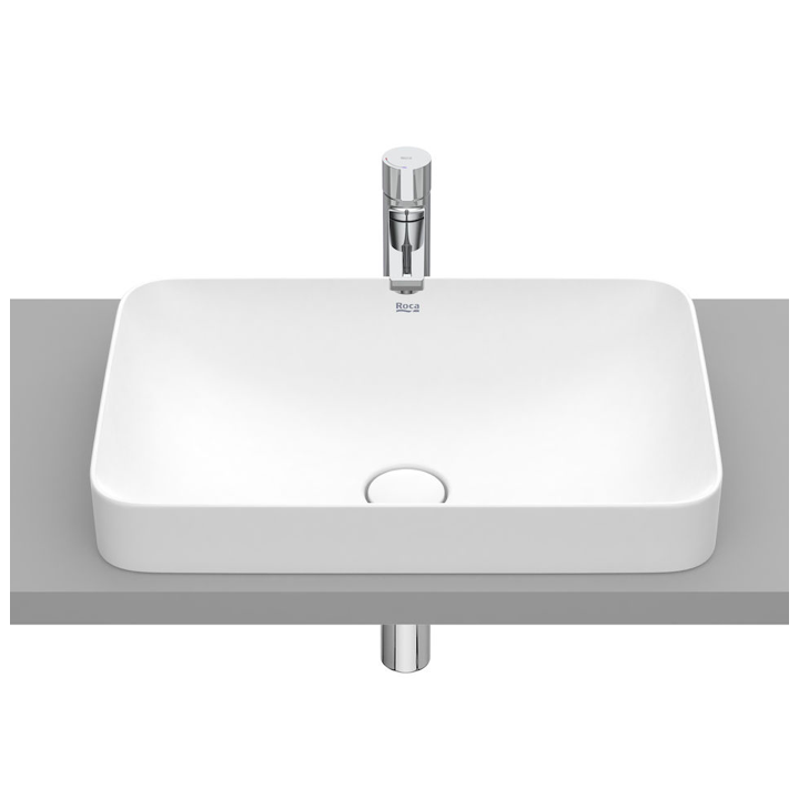 Umywalka blatowa 55x37 cm ROCA INSPIRA SQUARE biały mat A327534620