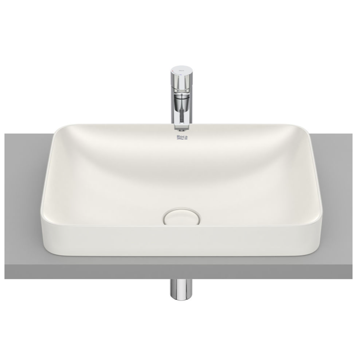 Umywalka blatowa 55x37 cm ROCA INSPIRA SQUARE beżowa A327534650