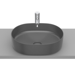 Umywalka nablatowa 50x37 cm ROCA INSPIRA ROUND onyks A327520640