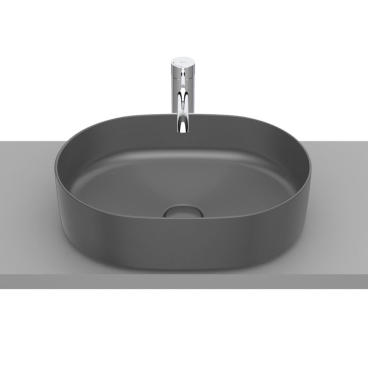 Umywalka nablatowa 50x37 cm ROCA INSPIRA ROUND onyks A327520640