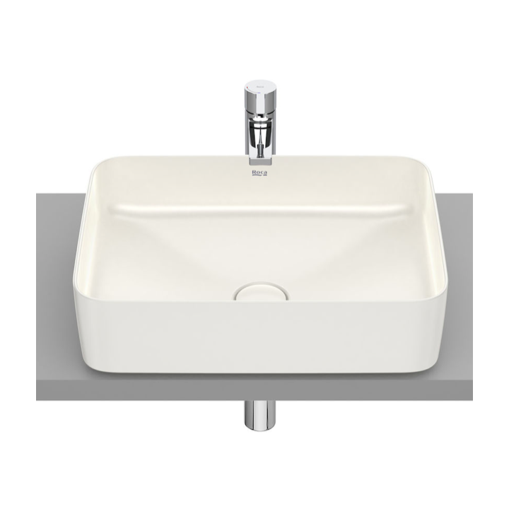 Umywalka nablatowa 50x37 cm ROCA INSPIRA SQUARE beżowa A327530650