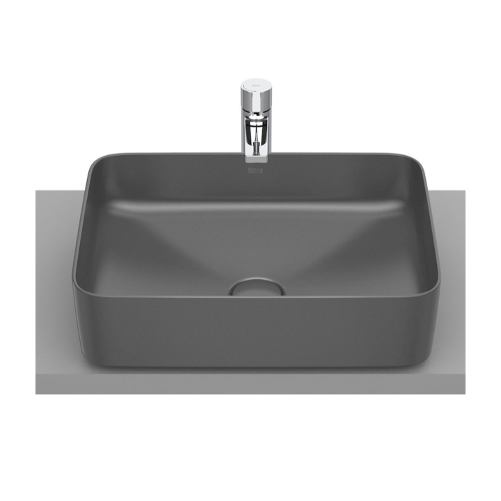 Umywalka nablatowa 50x37 cm ROCA INSPIRA SQUARE onyks A327530640
