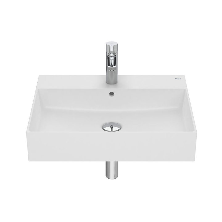 Umywalka ścienna 60x49 cm ROCA INSPIRA SQUARE biały mat A32752C620