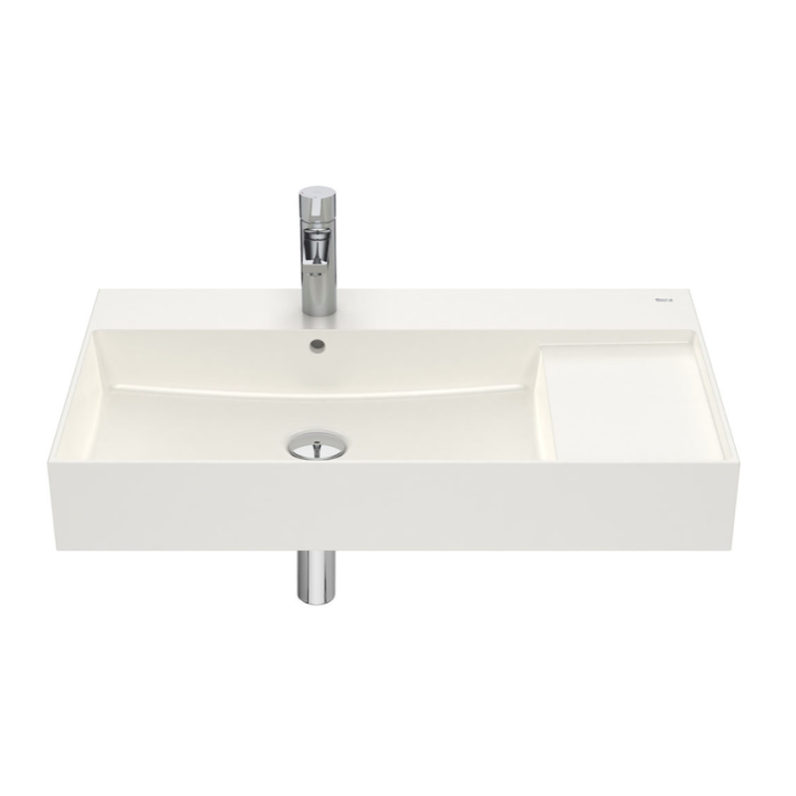 Umywalka ścienna 80x49 cm ROCA INSPIRA SQUARE beżowa A32752B650