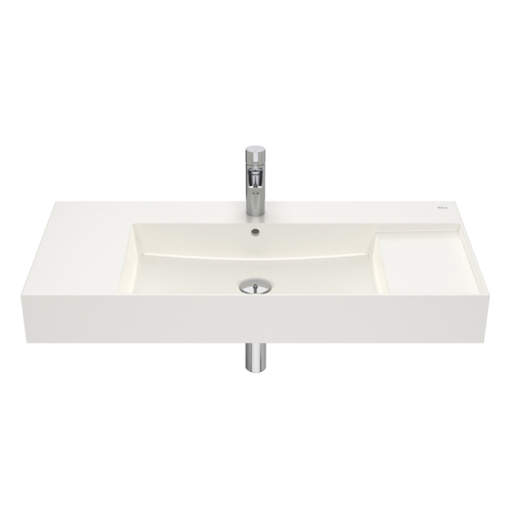 Umywalka ścienna 100x49 cm ROCA INSPIRA SQUARE beżowa A32752A650