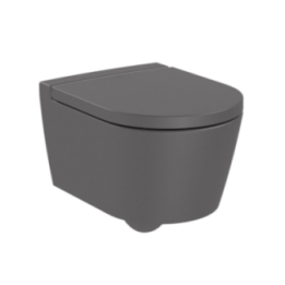 Miska WC podwieszana Rimless 48 cm ROCA INSPIRA ROUND onyks A346528640