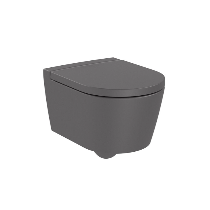 Miska WC podwieszana Rimless 48 cm ROCA INSPIRA ROUND onyks A346528640