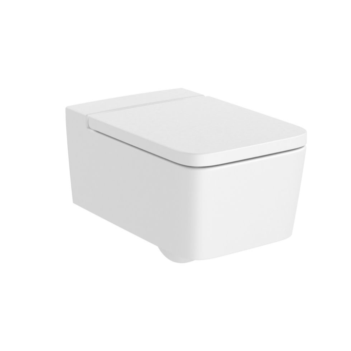 Miska WC podwieszana Rimless ROCA INSPIRA SQUARE biały mat A346537620