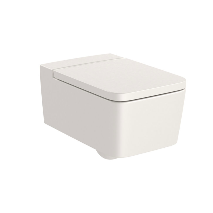Miska WC podwieszana Rimless ROCA INSPIRA SQUARE beżowa A346537650