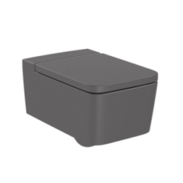 Miska WC podwieszana Rimless ROCA INSPIRA SQUARE onyks A346537640