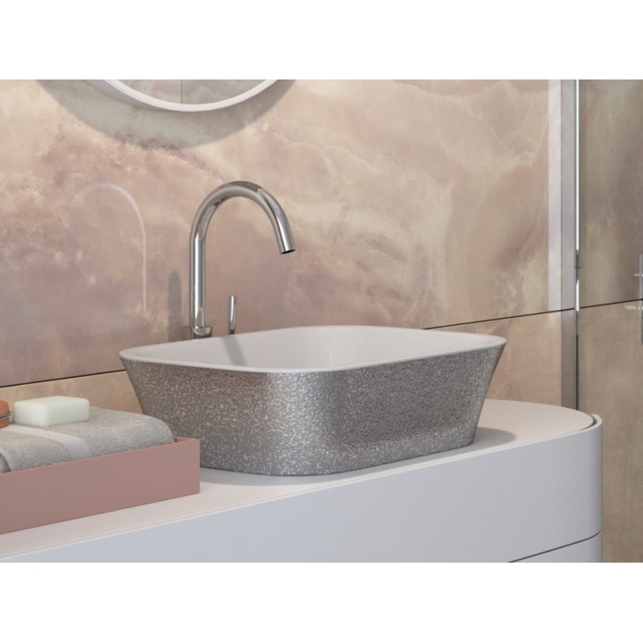 UMYWALKA NABLATOWA BESCO ASSOS GLAM 40X50X15CM ZŁOTA UMD-A-NBZ
