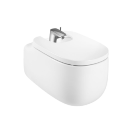 Bidet podwieszany z otworami pod pokrywę ROCA BEYOND biały A3570B6000