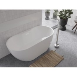 WANNA WOLNOSTOJĄCA BESCO NAVIA 160X80CM BIAŁA WAS-160-N
