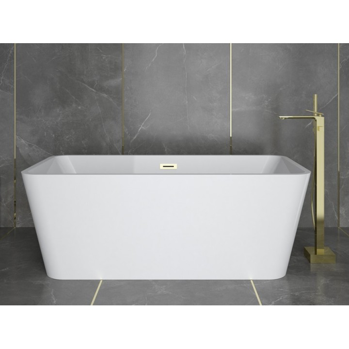 WANNA WOLNOSTOJĄCA BESCO EVITA 160X80CM BIAŁA WAS-160-E