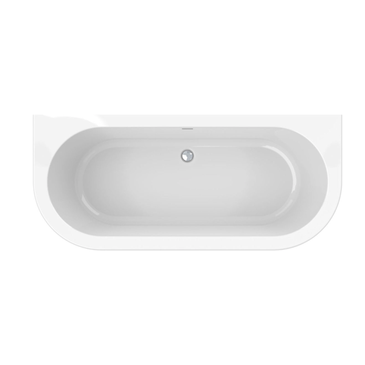 Wanna przyścienna 180x80 cm ROCA ETERNITY WALL biała A24T275000