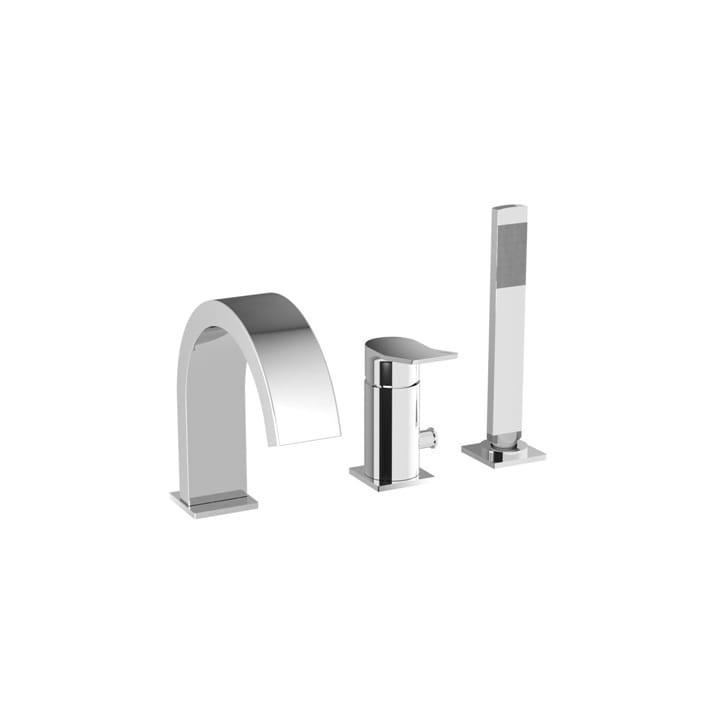 Bateria wannowa 3-otworowa PAFFONI TILT chrom TI040CR