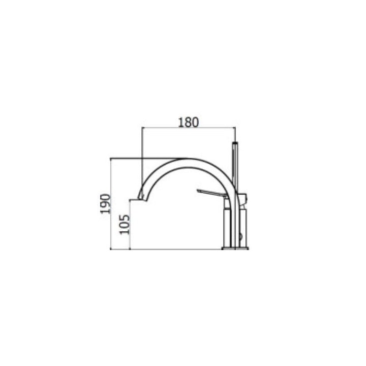 Bateria wannowa 3-otworowa PAFFONI TILT czarny mat TI040NO