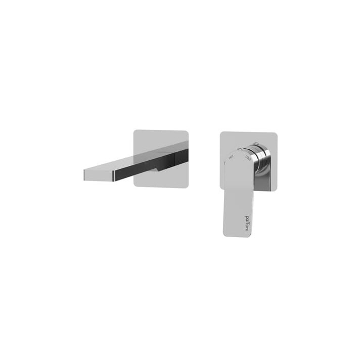 Bateria umywalkowa 15 cm PAFFONI TILT stal szczotkowana TI104ST70