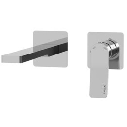 Bateria umywalkowa podtynkowa 25 cm PAFFONI TILT czarny mat TI106NO70