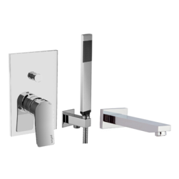 Zestaw wannowy podtynkowy z wylewką PAFFONI TILT chrom TI015ZWWCR