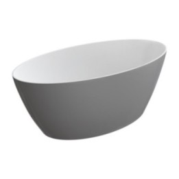 Wanna Omnires Siena Marble+ 161x81cm biało-szara SIENAWWBSP