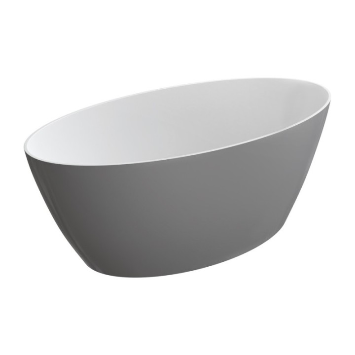 Wanna Omnires Siena Marble+ 161x81cm biało-szara SIENAWWBSP