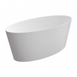 Wanna wolnostojąca Omnires Roma Marble+ 159x72cm biały mat. ROMA159BM