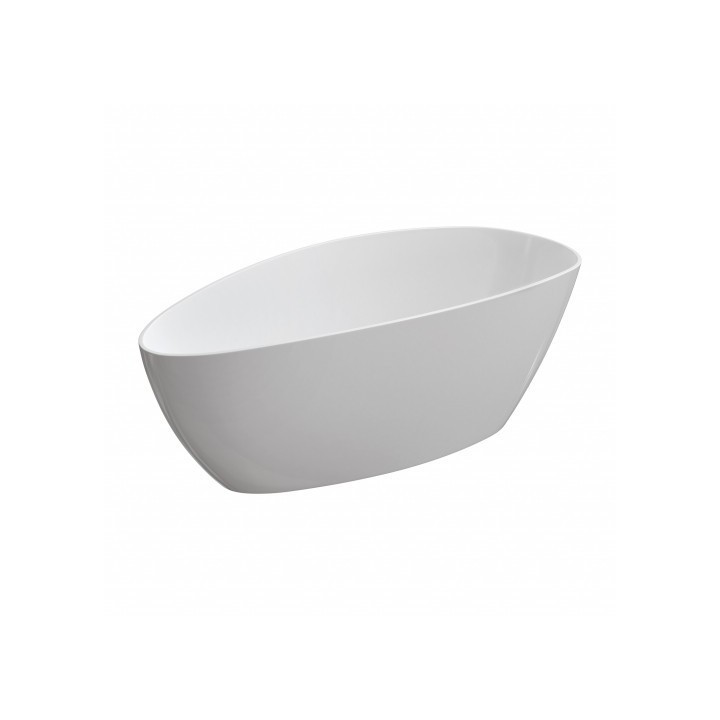 Wanna Omnires Barcelona Marble+ 156x71cm biały połysk BARCELONA156BP