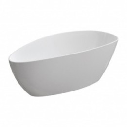 Wanna Omnires Barcelona Marble+ 156x71cm biały mat. BARCELONA156BM