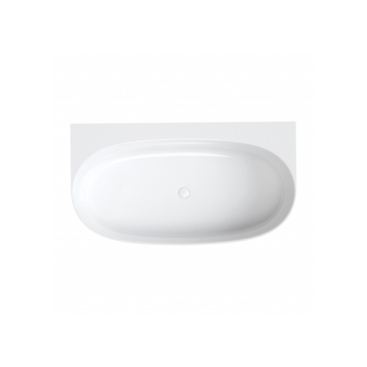 Wanna Omnires Valencia Marble+ 158x86cm biały połysk VALENCIAWPBP