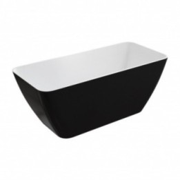 Wanna Omnires Parma Marble+ 159x71cm czarny połysk PARMAWWBCP